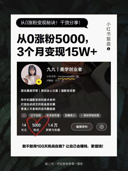 小红书怎么刷5000粉_小红书5000粉丝怎么挣钱